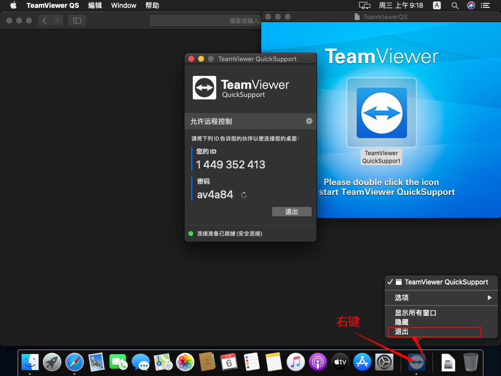 Catalina使用TeamViewerQS的设置步骤插图21